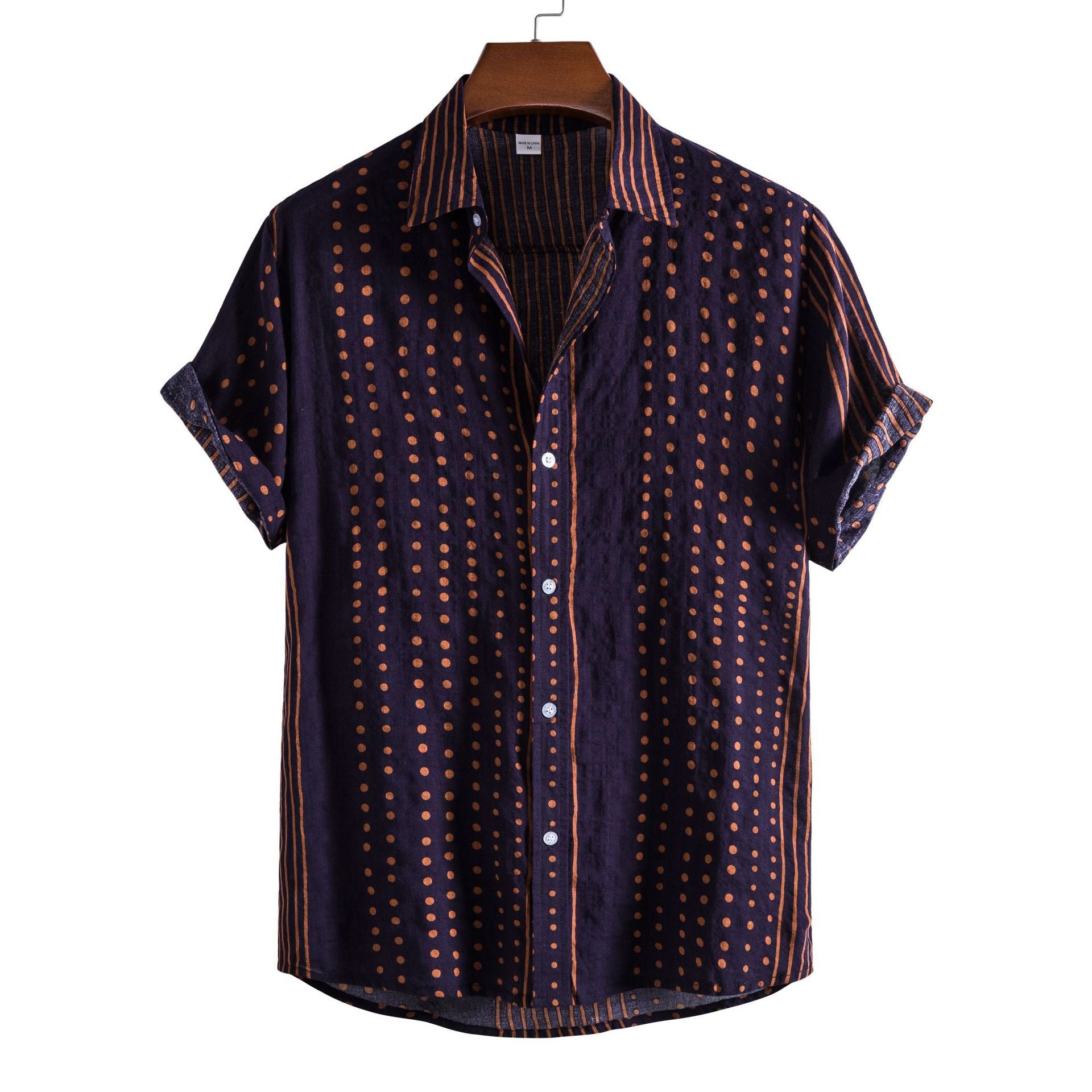 Men's Casual Short Sleeve Floral Shirt - Summer 2024
