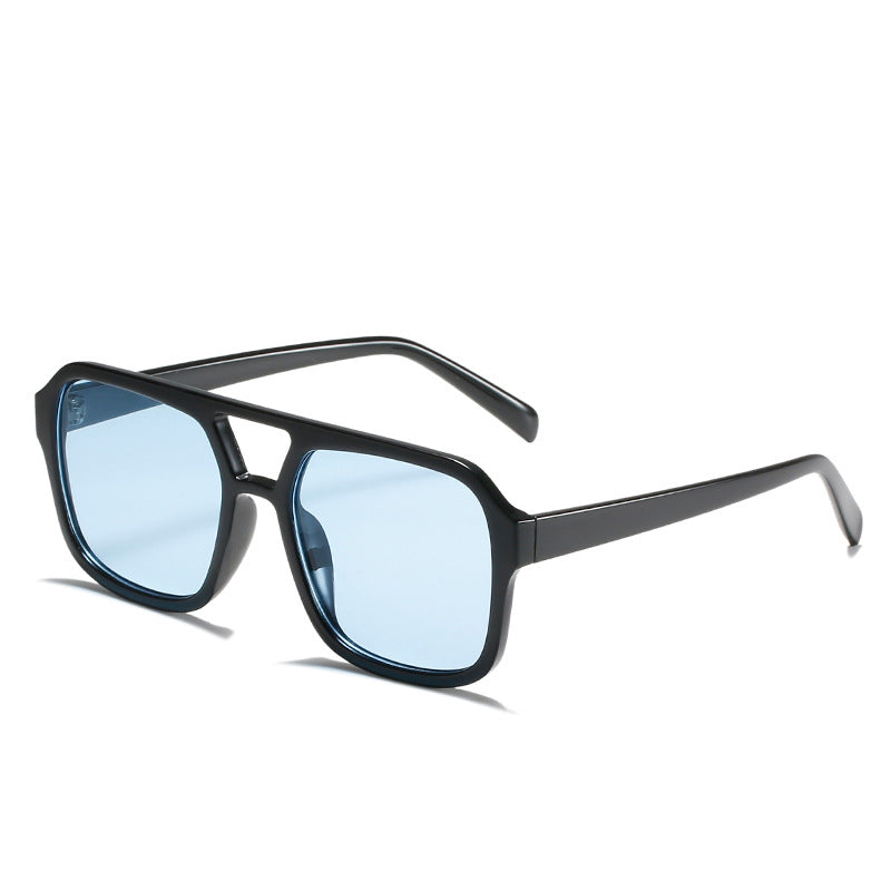 2021 Vintage Square Double Beam Sunglasses for Women