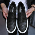 2023 Men's Casual Leather Loafers - Breathable Weave