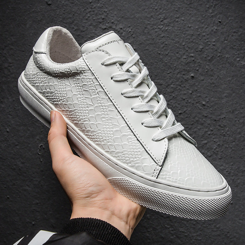 Trendy Korean Casual Leather Shoes for Men