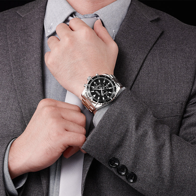 MEGIR Multifunctional Quartz Watch for Men 2064