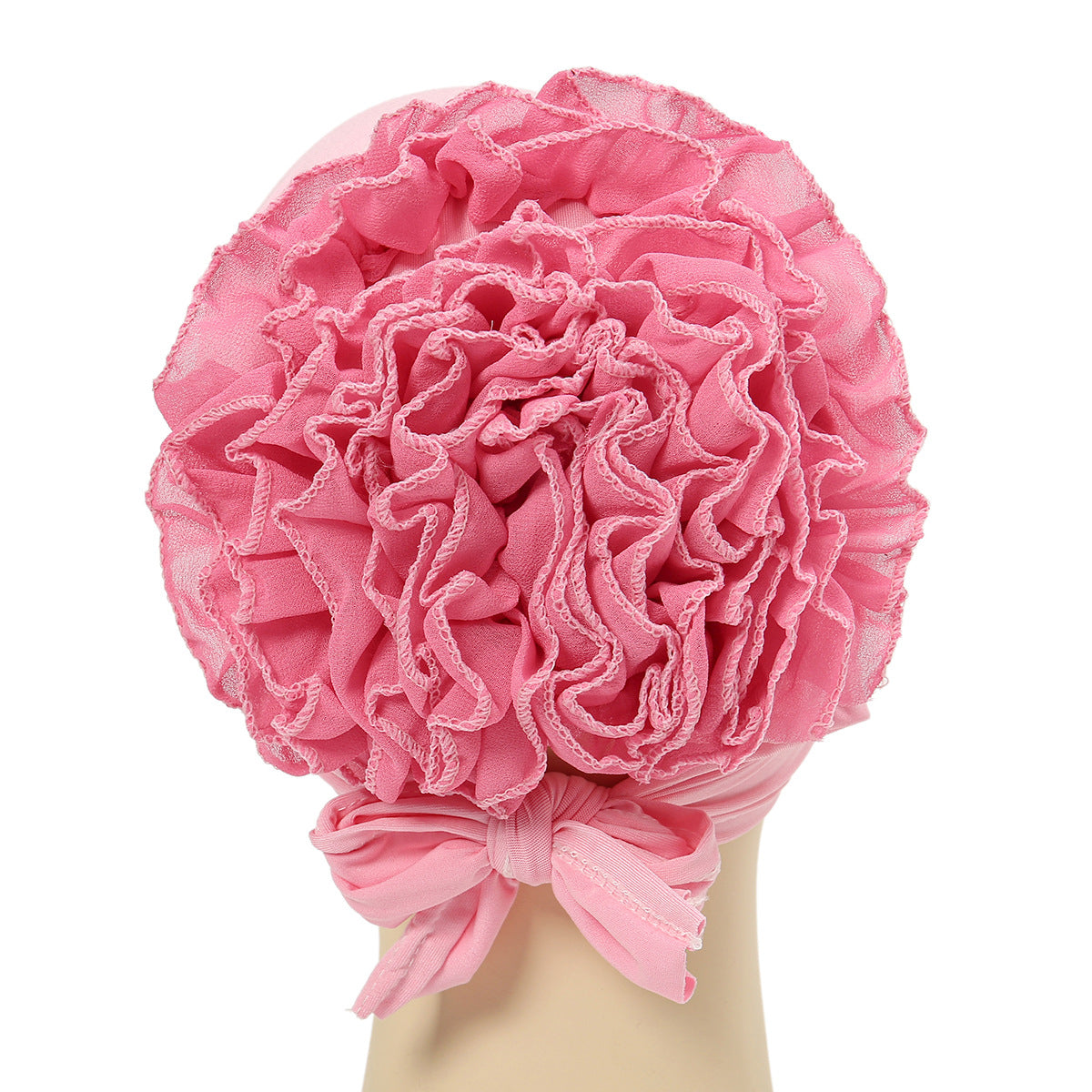 New Monochrome Muslim Chiffon Turban Hat (In Stock)