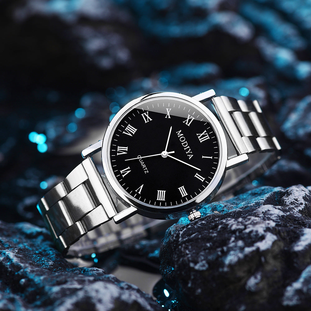Simple Alloy Band Quartz Watch for Men | Evarisluxe