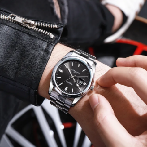 The Mouvement Automatic Steel Watch | Evarisluxe