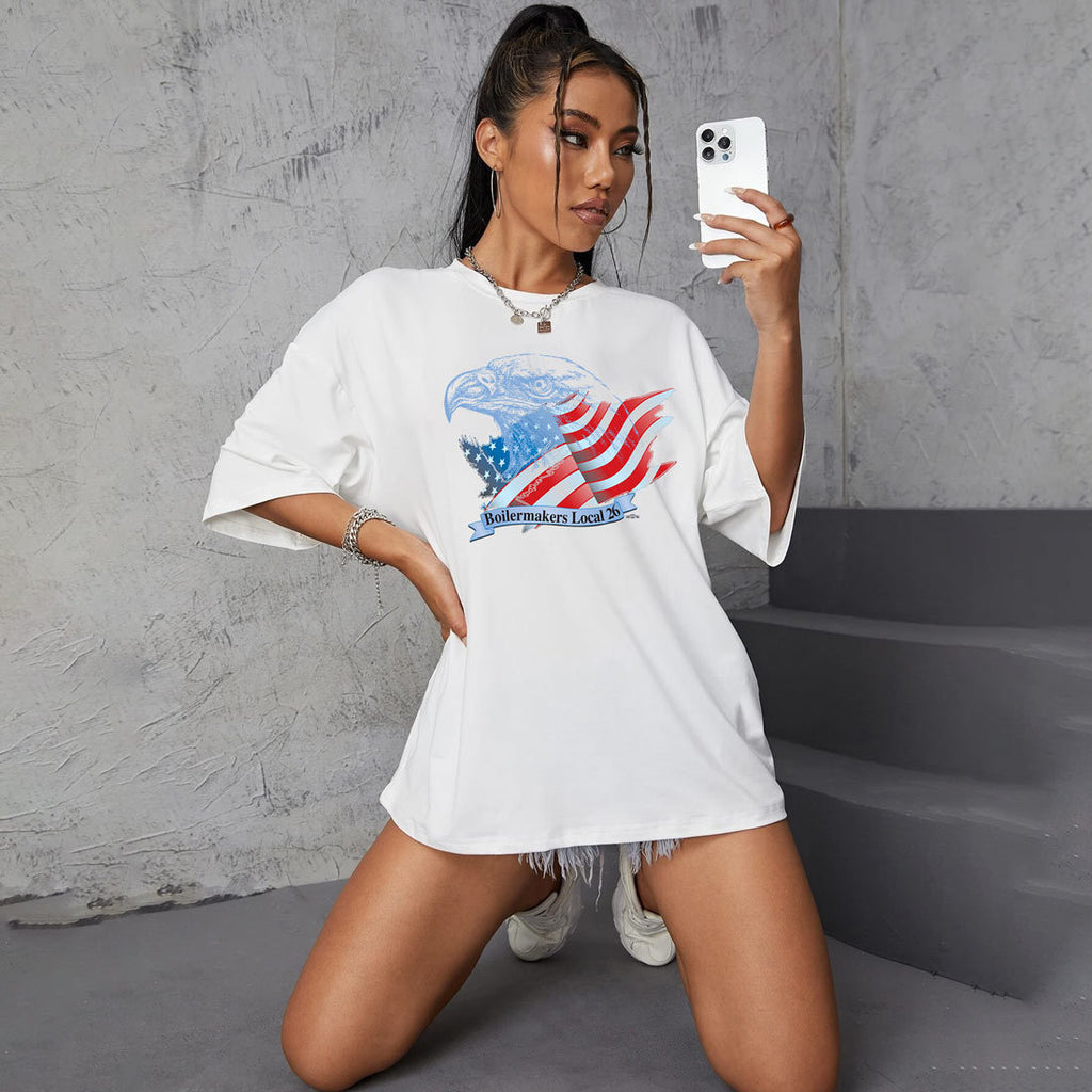Custom Cotton Round Neck T-Shirt for Men and Women