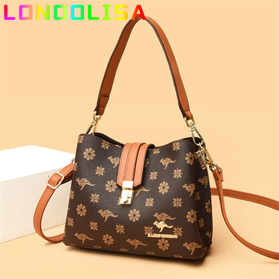 Evarisluxe Grand Capacité Cowhide Tote