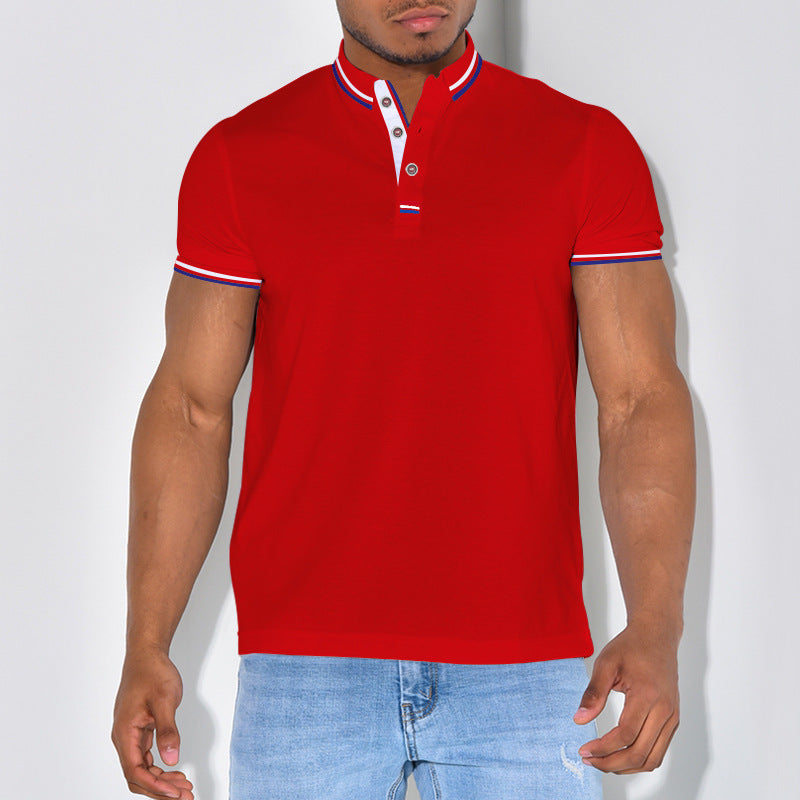 Men's Summer Polo Shirt - Business Casual Style