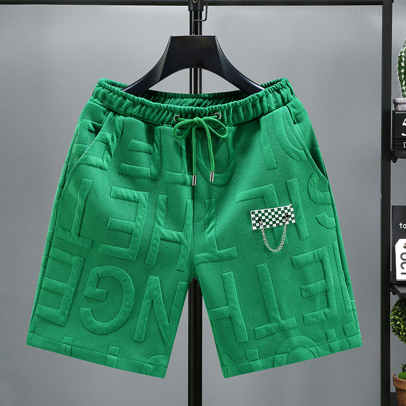 Plus Size Men's Loose Summer Beach Shorts (Wholesale)