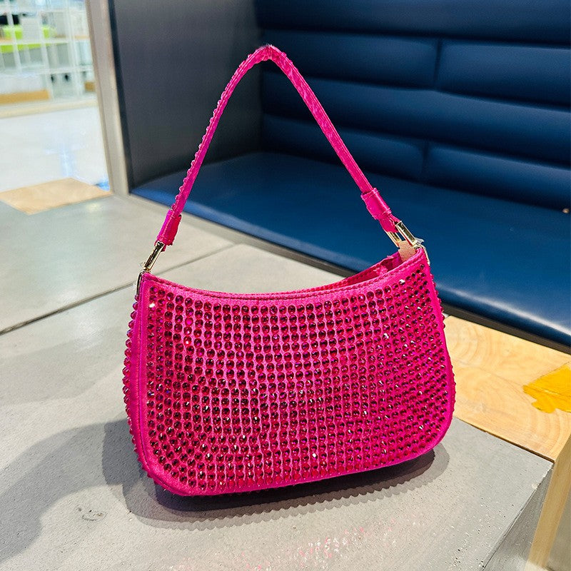 Evarisluxe Rhinestone Crystal Evening Clutch