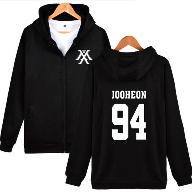 KPOP Monsta X Hoodie Jacket for Women (4XL)