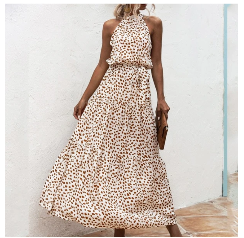 Bohemian Print Dress for Spring and Summer