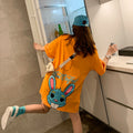 Summer Loose Cotton T-Shirt for Women - Korean Style