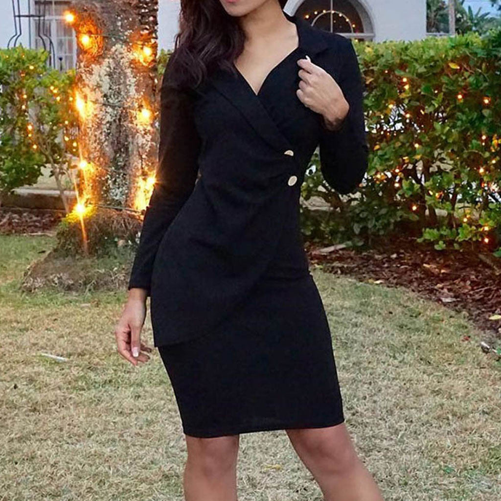 The Carrière Slim Work Bodycon Dress | Evarisluxe
