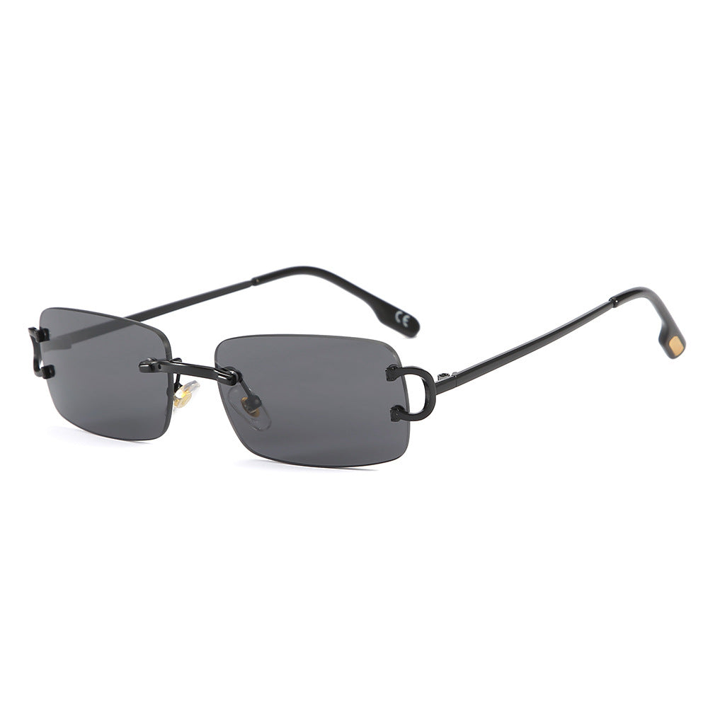 Square Frameless Sunglasses for Women - Trendy Style