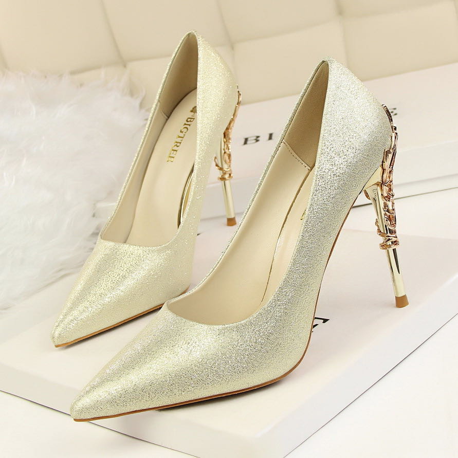Evarisluxe Soie Royale Silk Stiletto Heel
