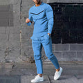 Men's Casual Spring Autumn Two-Piece Outfit Set