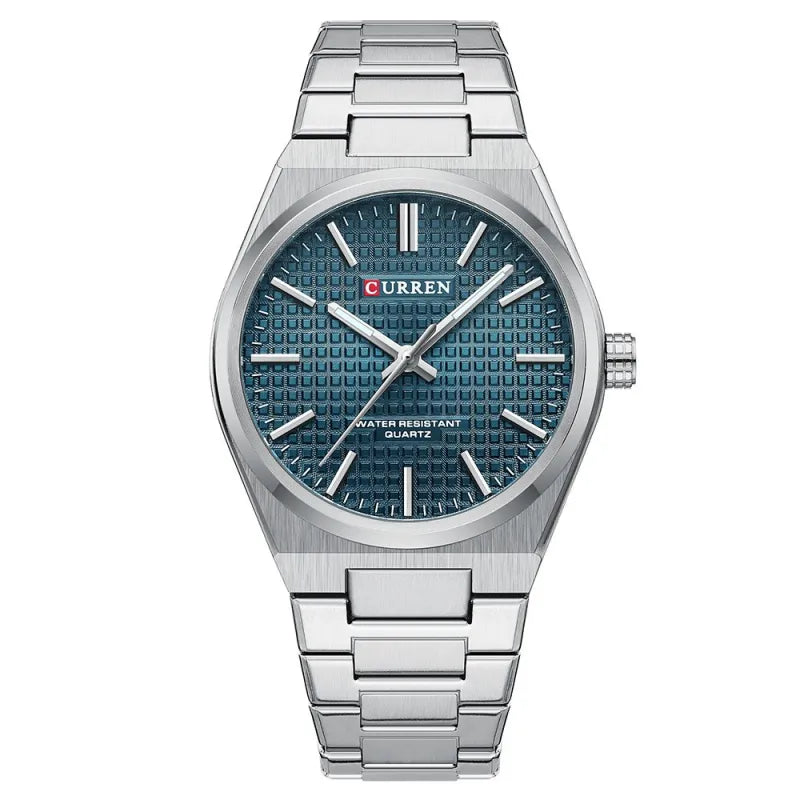 Le Poli Stainless Steel Quartz Watch | Evarisluxe