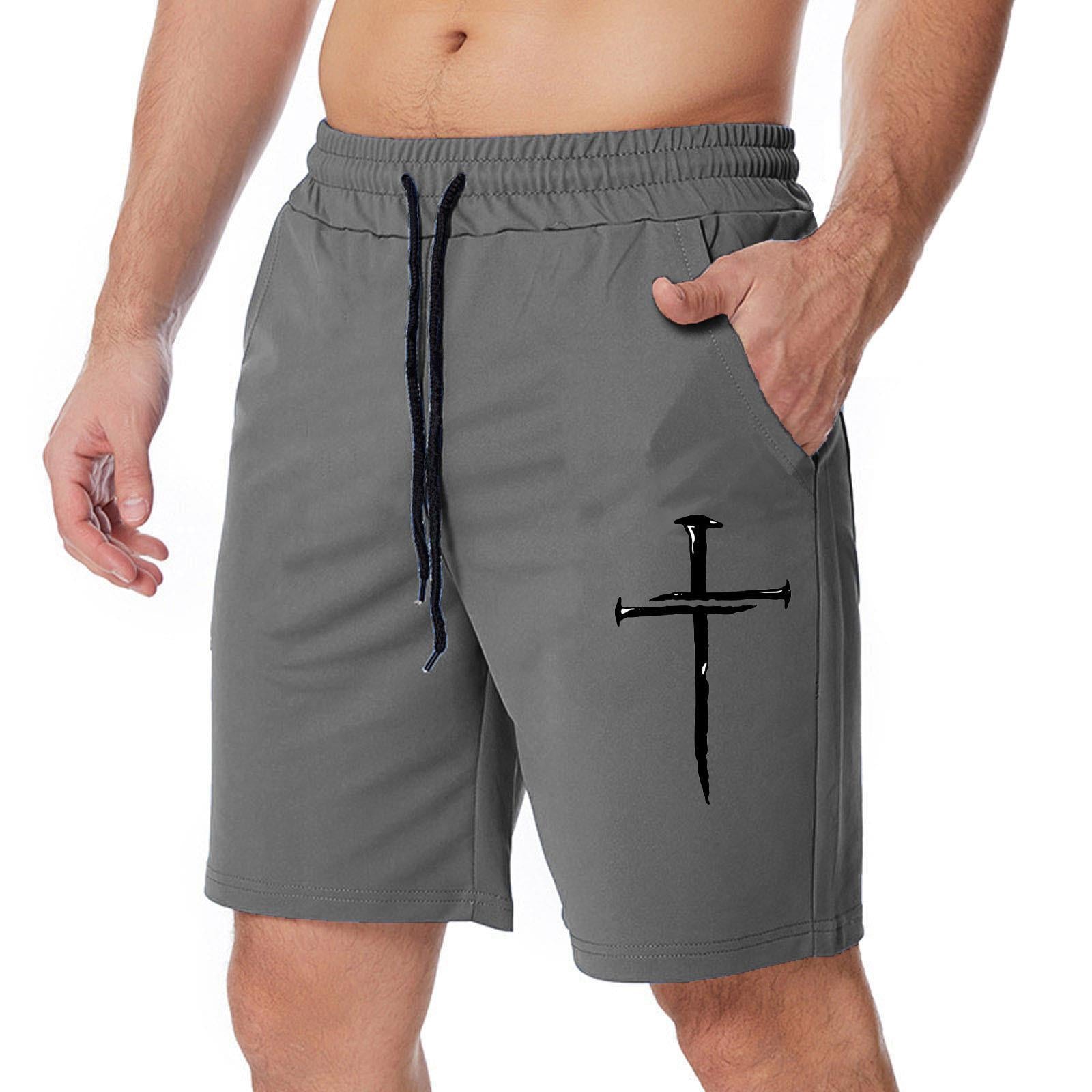 2023 Summer Men's 3D Digital Print Beach Shorts