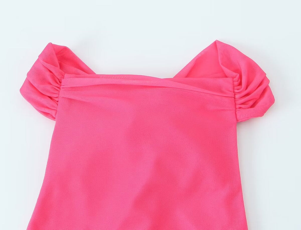 Spring Fashion Women's Printed Backless Dress