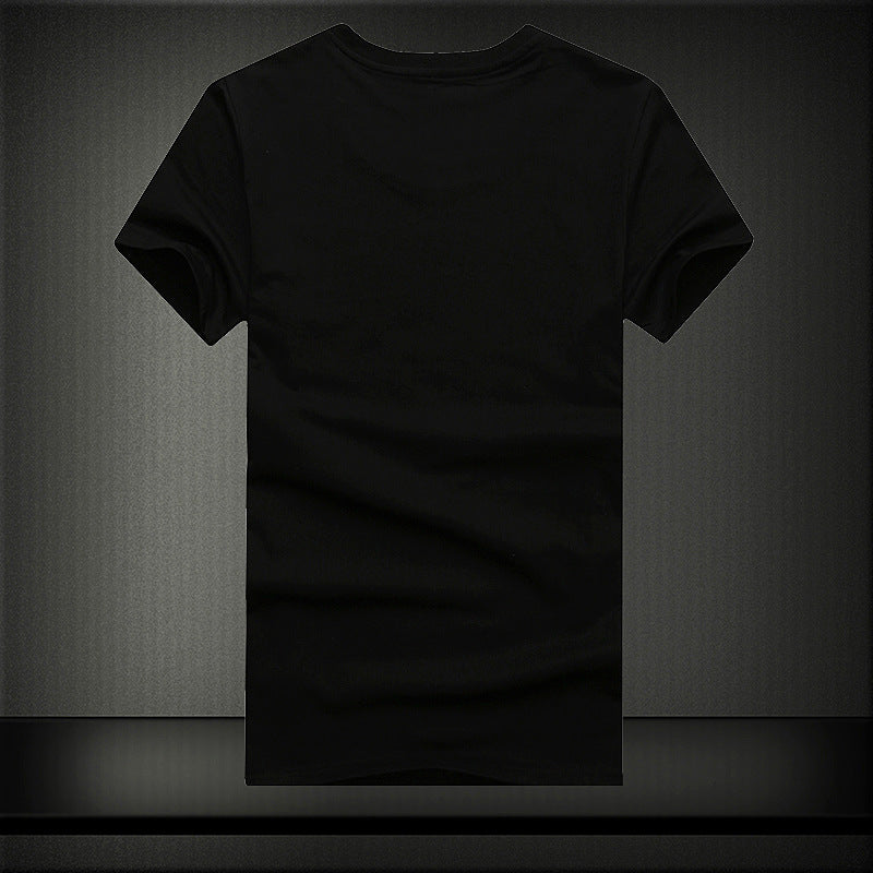 3D Animal Pattern Short Sleeve T-Shirt for Men