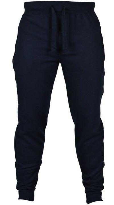 Fleece Lined Casual Pants with Print for Men