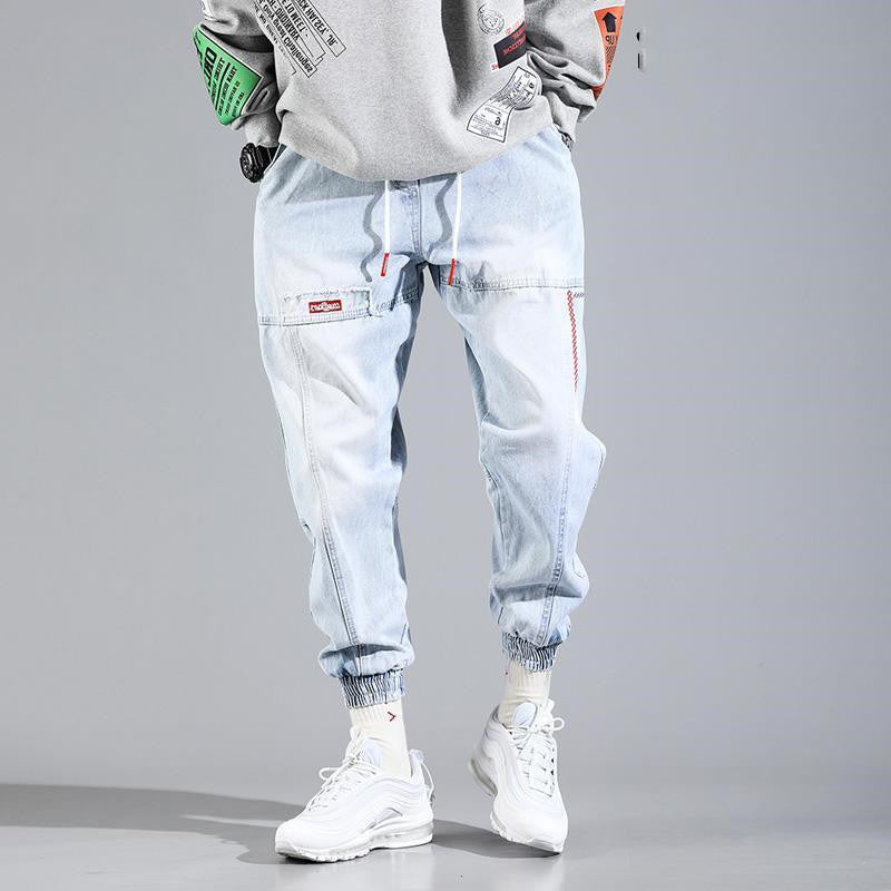 Retro Loose Harem Pants for Men with Tapered Fit