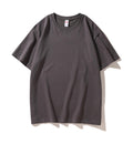 2024 Summer Cool Silk Loose Plain T-Shirt for Men
