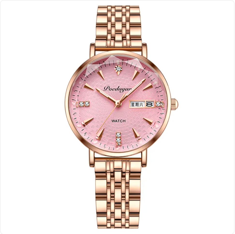 The Calendrier Dual-Display Quartz Watch | Evarisluxe