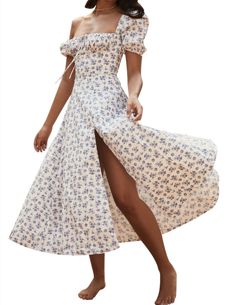 2023 Spring New Women's Floral Backless Dress