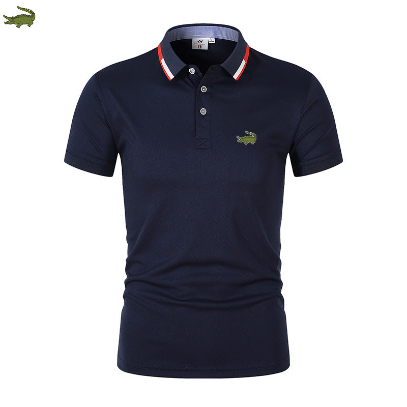 Men's Polo Shirt - European and American Summer Style