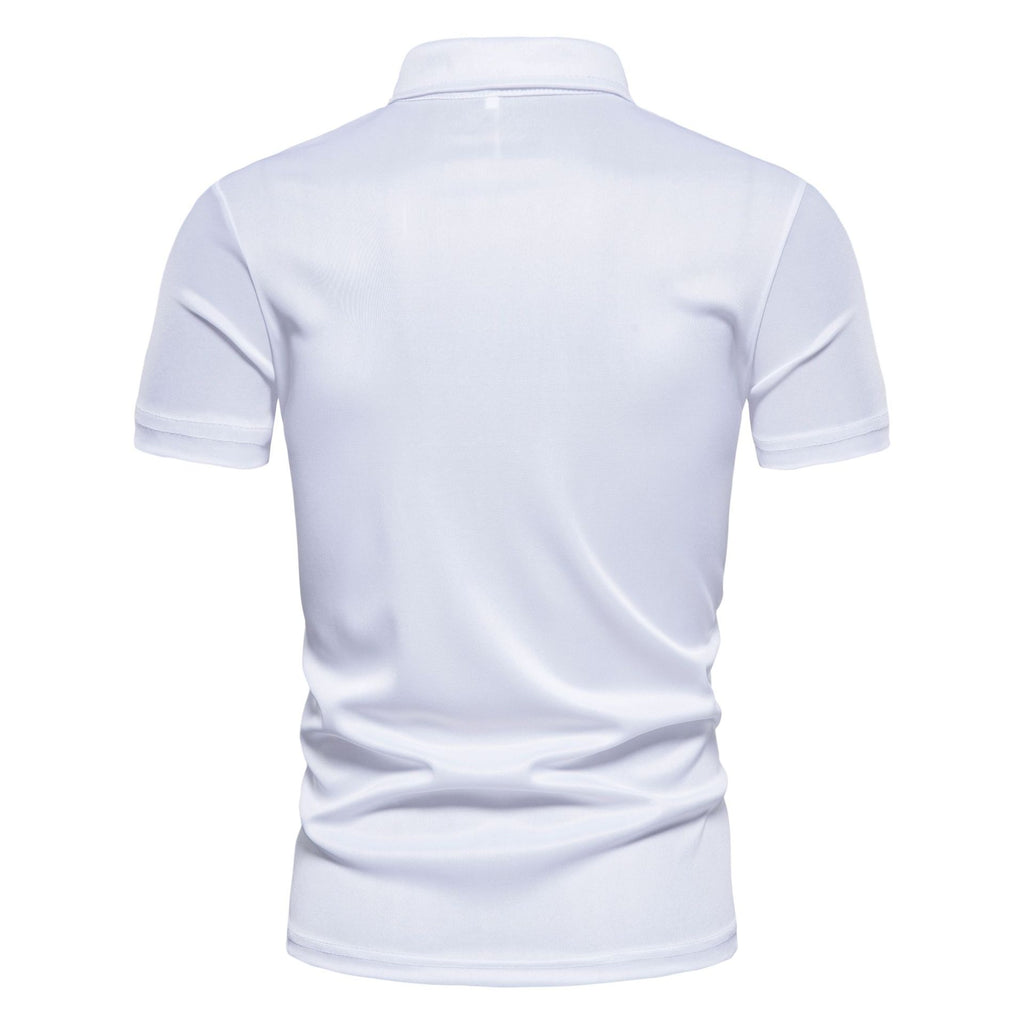 2023 Summer Men's Fashion Short Sleeve Polo Shirt