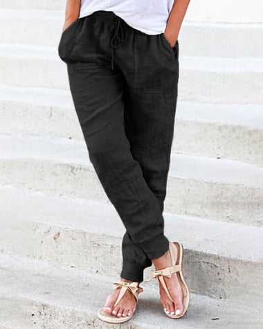 2023 Summer Urban Casual Cotton Pants for Women