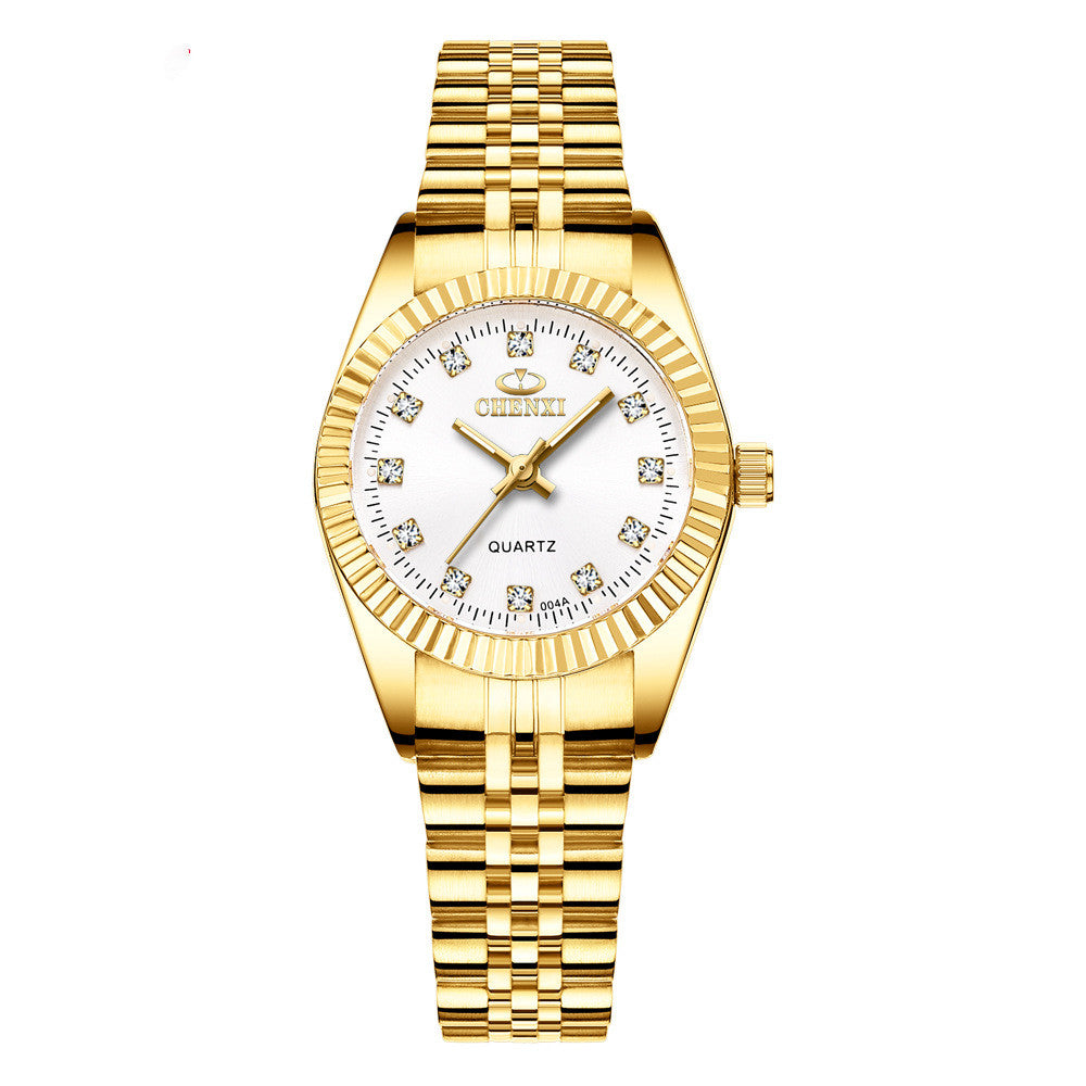 Gold Couple Watches for Men and Women - Model 004A