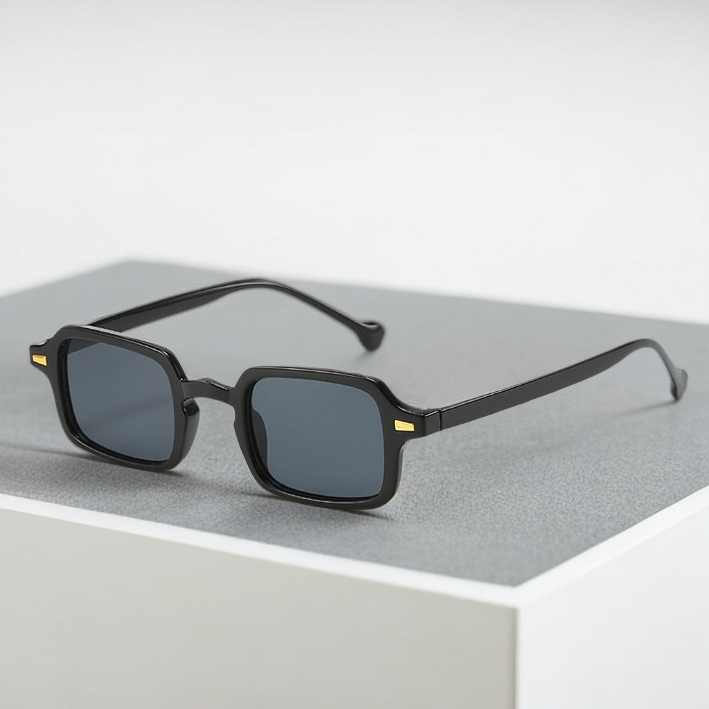 The Soleil Retro Square UV400 Sunglasses | Evarisluxe