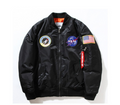 Embroidered Flight Jacket Baseball Coat