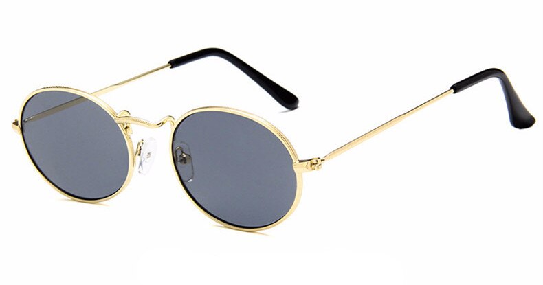 Retro Oval Sunglasses for Men and Women - Classic Style