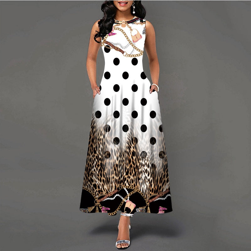 Evarisluxe Bohemian Sleeveless Long Dress