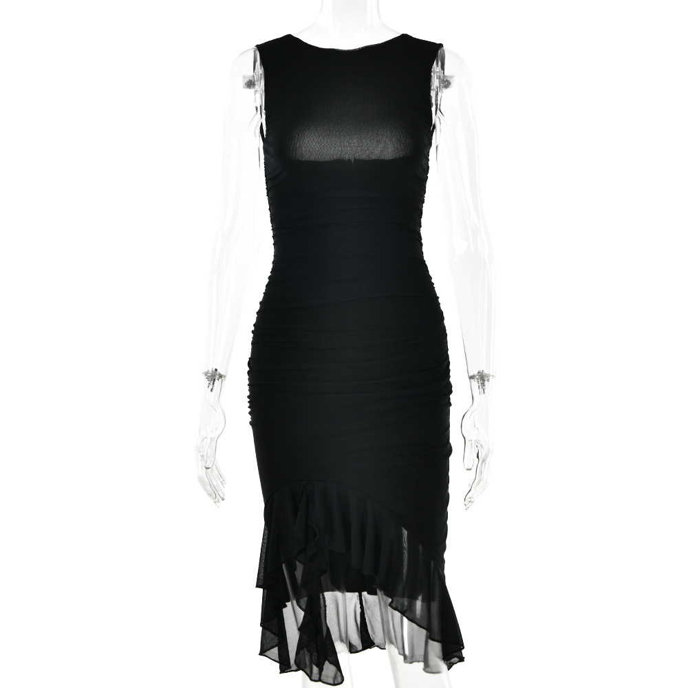 Evarisluxe Slim Skinny Sleeveless Dress