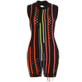 2024 Summer Fashion Knitted Embroidered Bodysuit