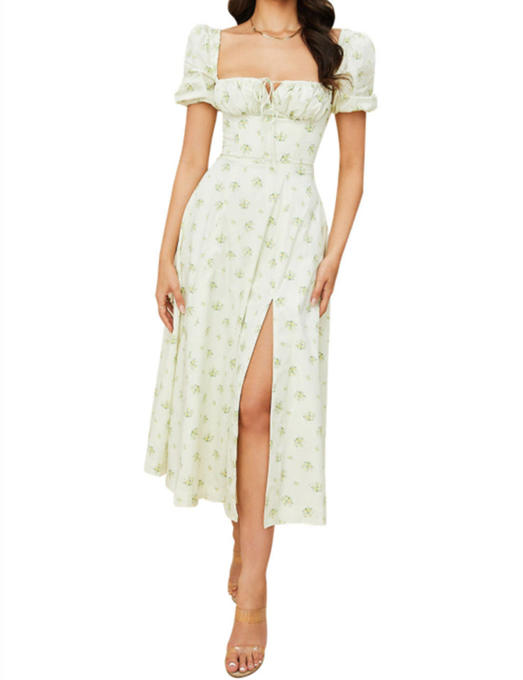 2023 Spring New Women's Floral Backless Dress