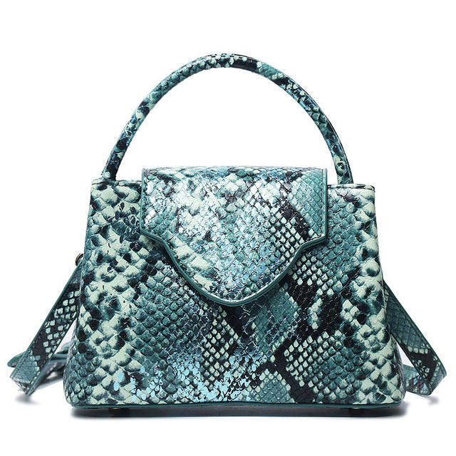 Evarisluxe Snake Skin Embossed Evening Handbag