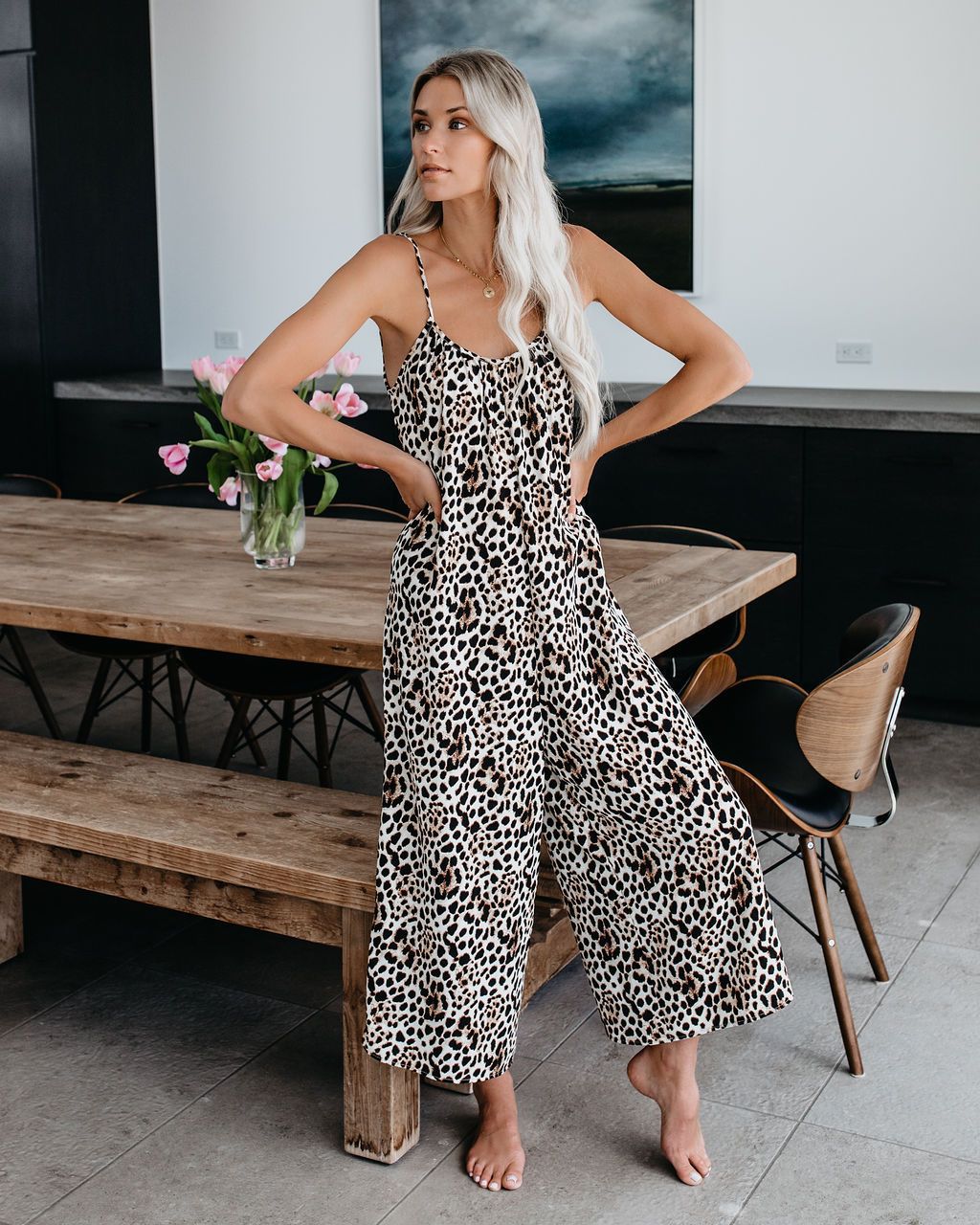 Summer Sexy Spotted Print Jumpsuit for Women