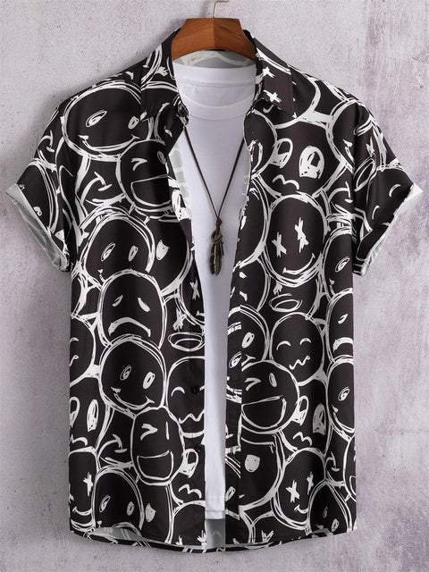 Men's Hawaiian Oversized Short Sleeve Summer Shirts