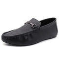 Men's Casual Patent Leather Loafers - Stylish Slip-Ons