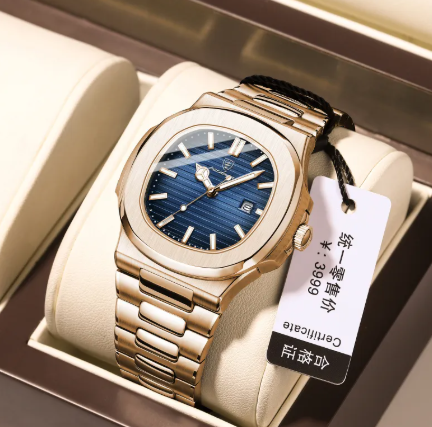 The Aqua Fin Waterproof Slim Quartz Watch | Evarisluxe
