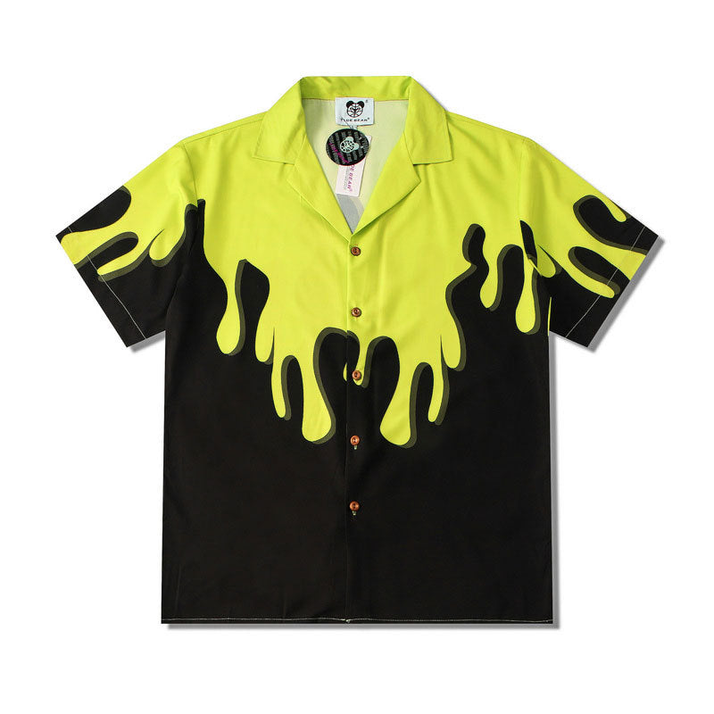 2020 Summer Colorful Leopard Print Couple Shirts