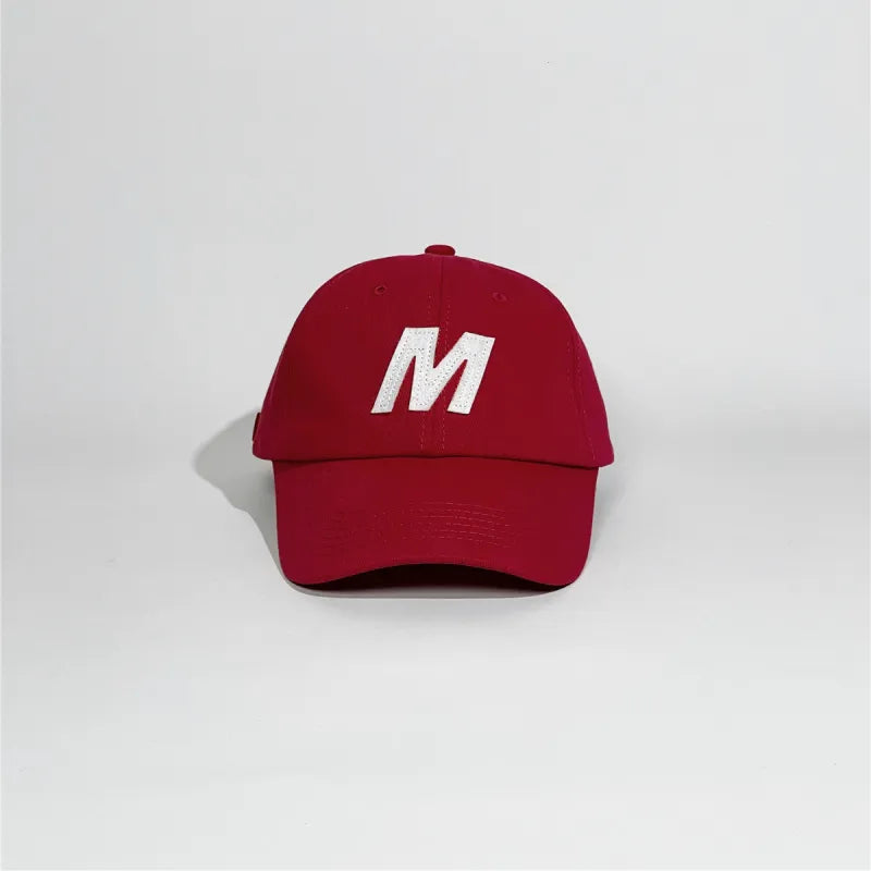 Women's Lettering Face Small Baseball Hat