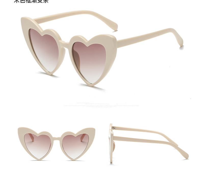 New Heart-Shaped Sunglasses for Women, Cute Fashion Eyewear