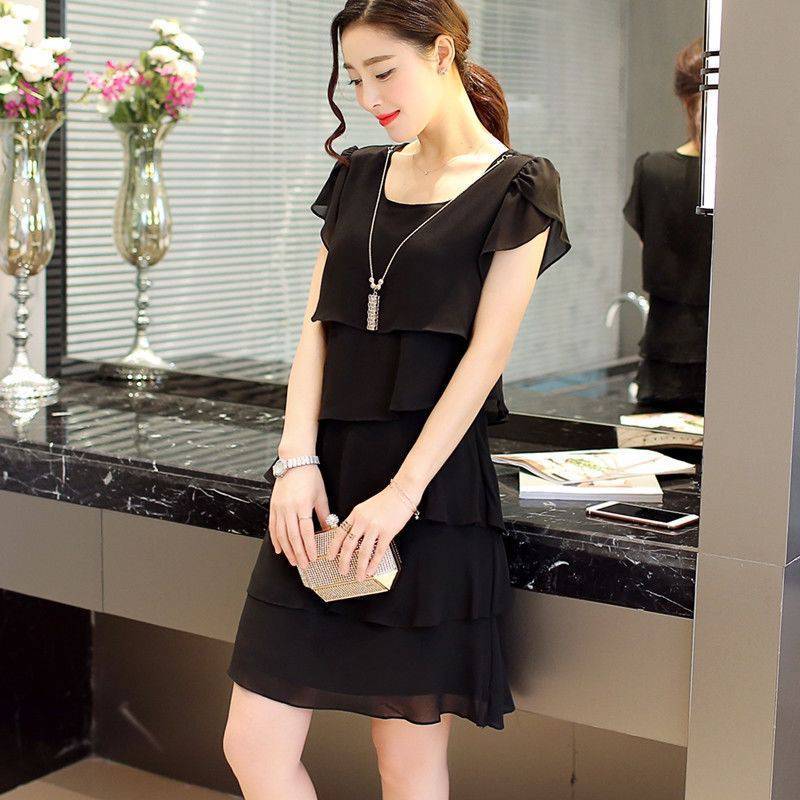 2023 Spring-Summer Long Chiffon Dress for Women