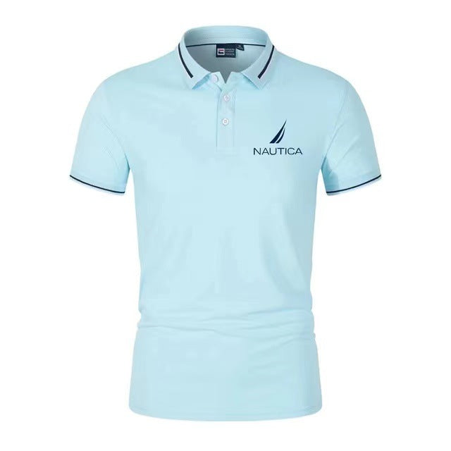 Breathable Summer Business Casual Short Sleeve Polo Shirt